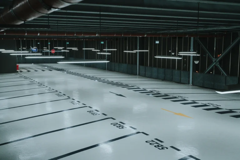 Commercial epoxy coated floor